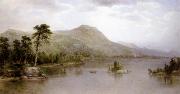 Asher Brown Durand Black Mountain,From the harbor island,Lake George oil painting artist
